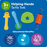 Learning Resources - Helping Hands Tactile Dough Tools Set - 4 Pieces