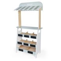 Pretend & Play - Wooden Farmer Market Stall - 20pcs