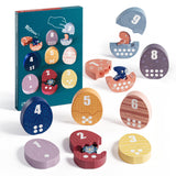 TopBright - Number Matching & Sorting Set - Dinosaur - 18pcs