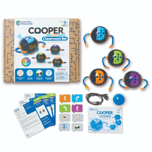 Learning Resources - Cooper The STEM & Coding Robot Classroom Activity Set