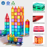 Mideer - Colourful Magnetic Tiles Building Set - 60pcs