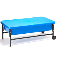 EDX Education - Sand & Water Tray Blue Tall with Lid