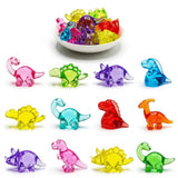 Translucent Dinosaur Counters - Sensory Learning Toys - 60pcs