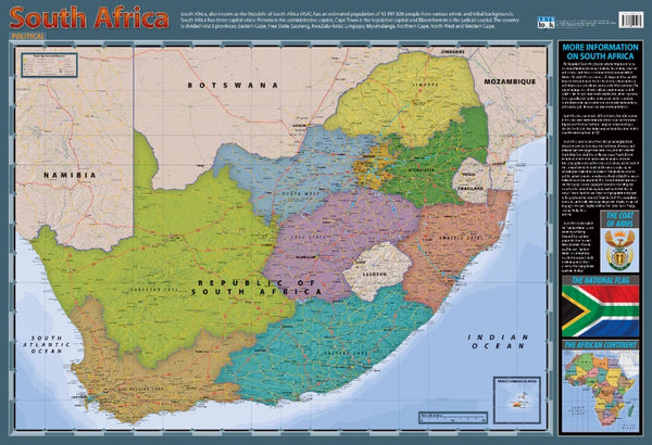 Chart - South Africa Map - Political