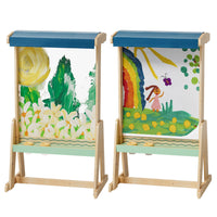 TopBright - Outdoor Painting Art Easel with Double-Sided Clear Board - 5pcs