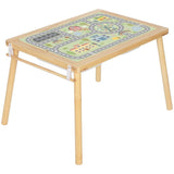 TookyToy - Multi-Activity Kids Table with Sensory Bins, Tabletop & Roll Holder