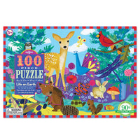 eeBoo - Life On Earth 100 Piece Puzzle