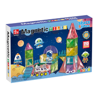 Magnetic Tiles - Space Adventure Set - 70 Pieces