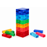 Translucent Stacking & Building Planks for Sensory Light Play - 54pcs