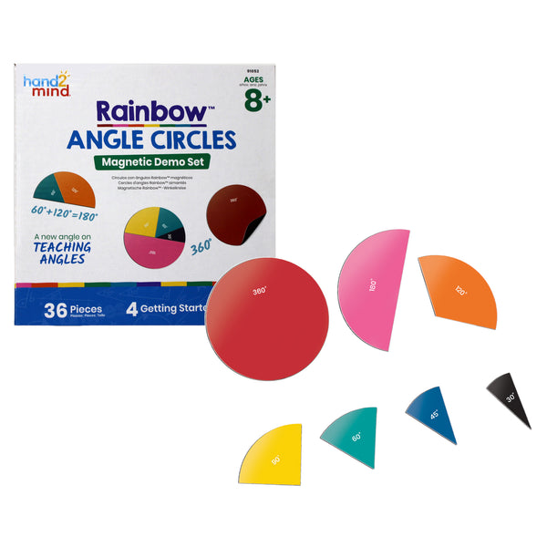 Rainbow Angle Circles - Magnetic Demo Set