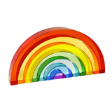 Transparent Rainbow Stacker - Sensory Light Panel Toy - 7pcs