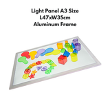A3 LED Light Panel - Sensory Play & Learning Light Table - 47cm