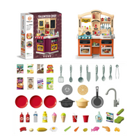 Orange Pretend & Play Kitchen Set - includes 67 Accessories