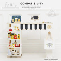 Le Toy Van - Pretend & Play - Wooden Supermarket Till Checkout & Accessories