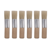 Anthony Peters - Set Of 6 Chunky Stencil Brushes - 18mm