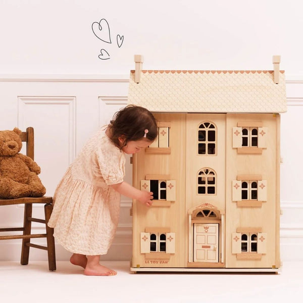 Le Toy Van - The Grand Natural Wood Dolls House