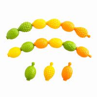 Linking Fruits – 3 Colours & 3 Tactile Surfaces – Activity Guide – 18pcs