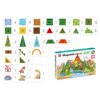 Magnetic Tiles - Dinosaur Set - 70 Pieces