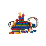 Kids Gross Motor Skills & Balance Obstacle Course Activity Set - 114pc