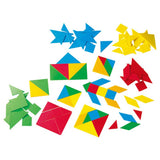 Tangrams + 5 Activity Cards 105pc Container