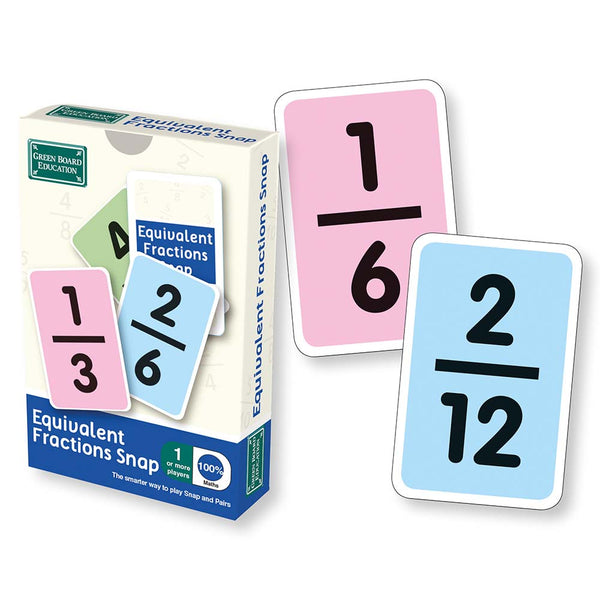 Equivalent Fractions - Snap- 52 cards