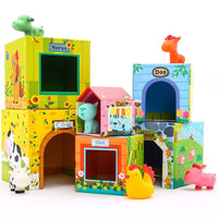 Stacking Cubes - Happy Animal