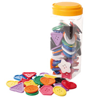 Buttons Assorted - Large - 450G Jar
