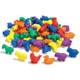 EDX Education – Counters – Farm Animals 6 Colours – 72Pc Polybag