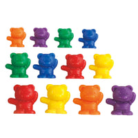 Bears Weighted 6 Colours - 96Pc Polybag