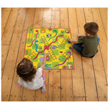 Giant Snakes and Ladders Game.