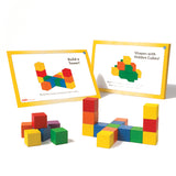 Wooden Colour Cubes(20mm) 102pc and activity cards