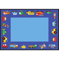 Learning Carpets - Vehicles - Rectangle - 257 x 178 cm
