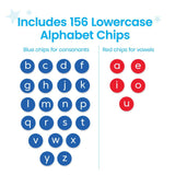 Lowercase Alphabet Counters  with magnetic wands – Set Of 6 (magnetic)