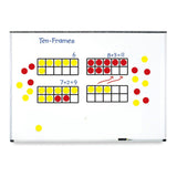 Ten Frames With Counters Demonstration Clings: 44 Pieces
