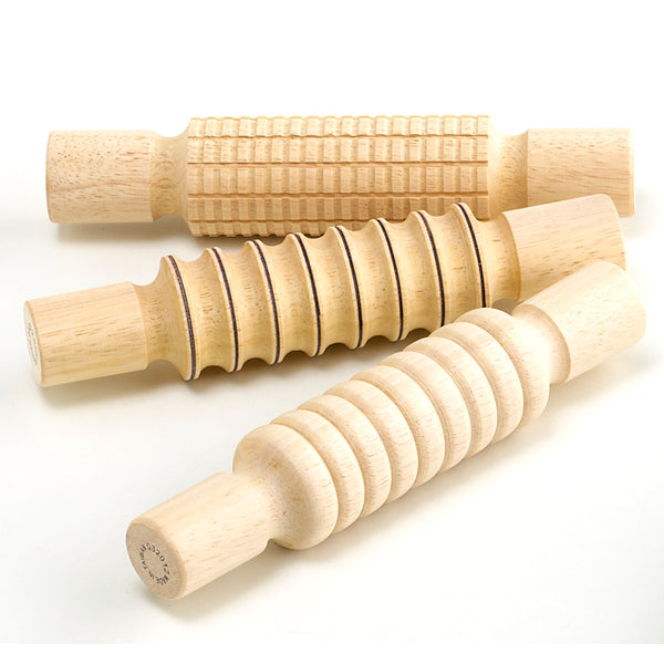 Wooden Dough Rollers 3pc