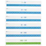 Number Lines - Write & Wipe - 1-120 - Classroom Set - 48pcs