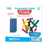 Cuisenaire Rods Demonstration Clings: 74 Pieces