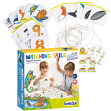 Matching Tails - Matching & Numbers Game - 22pcs