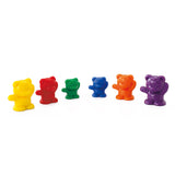 Bears Weighted 6 Colours - 96Pc Polybag