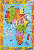 Muurkaart  - Afrika
