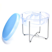 Water Tray ROUND CLEAR with lid