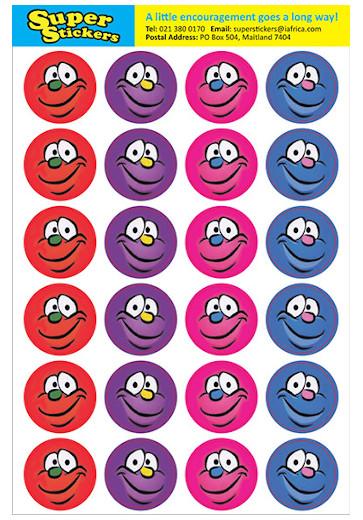 Stickers Happy Face 72pc  -   MS 79
