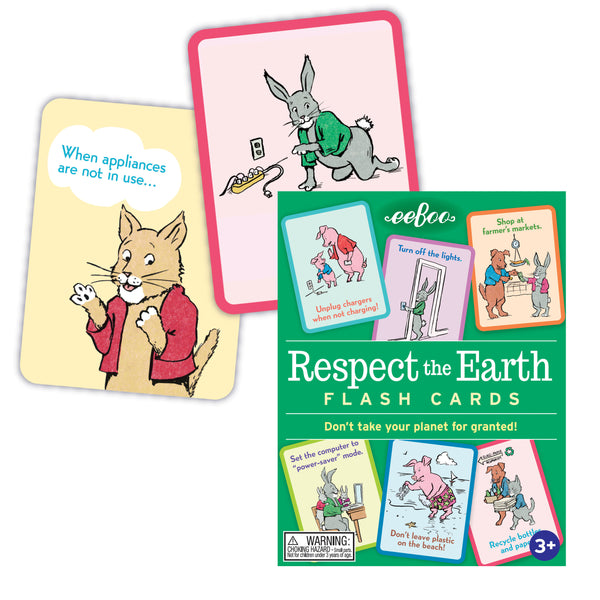 Respect The Earth Flash Cards