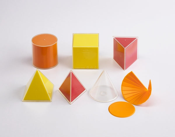 Geometric folding solids 8cm - 6pc