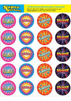 Stickers - Well Done - 100pc -  RIC 9289