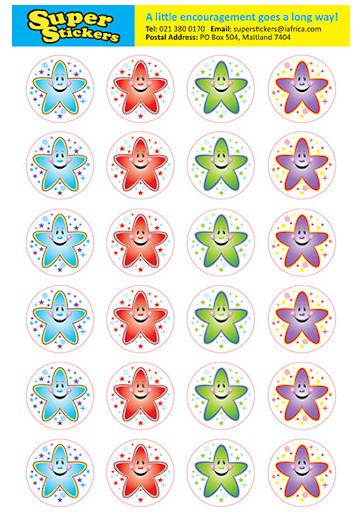 Stickers Stars 72pc - MS 81