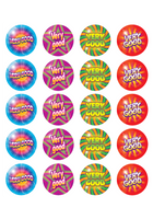 Stickers Very Good 100pc  -   RIC 9288