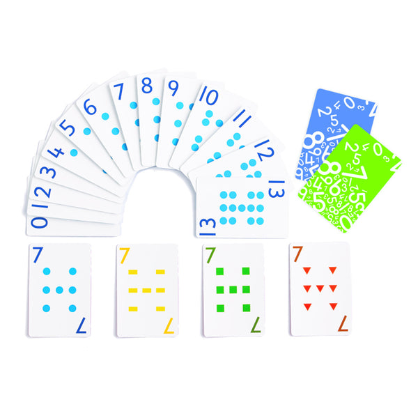 Playing Cards - Number School Friendly - 8 Decks - 448pcs - Polybag