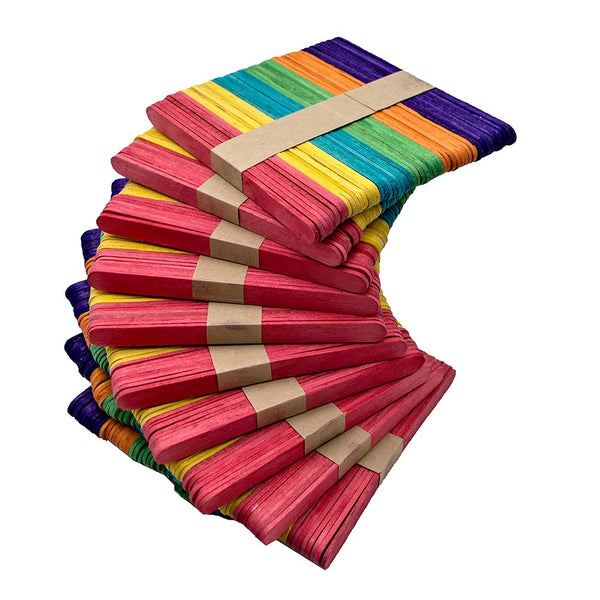 Colourful Lolly Pop Sticks 1000pc