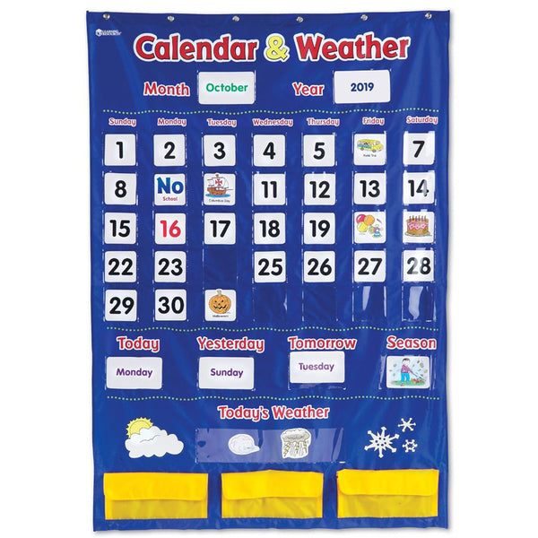Pocket Chart Calendar / Weather